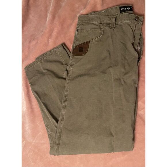 Wrangler Beige Riggs Workwear Pants 38x32 3W020BR - Picture 2 of 10